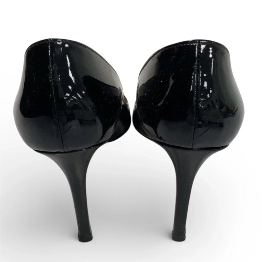 Roberto Festa Leather Black Heels Made in Italy